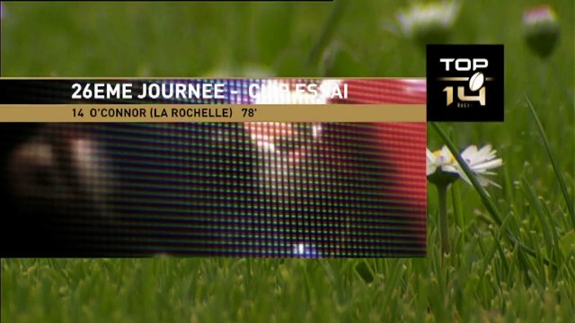 TOP14 - Bayonne - La Rochelle: Essai Alofa Alofa (LAR) - J26 - Saison 2014/2015