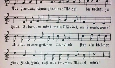 ♫ WENN WIR MARSCHIEREN ORIGINAL SHEET MUSIC ! ♫