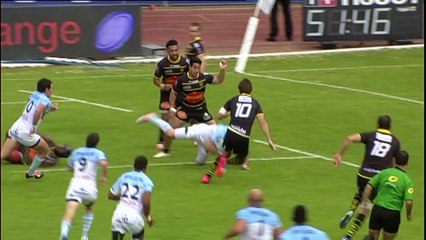TOP14 - Bayonne - La Rochelle: Essai Joe Rokocoko (BAY) - J26 - Saison 2014/2015