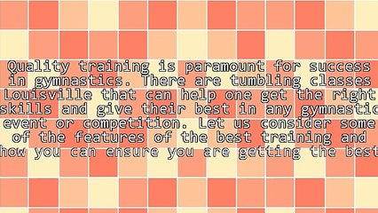 A Guide To Finding Tumbling Classes Louisville