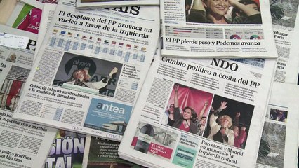 Imprensa destaca mudança após eleições na Espanha