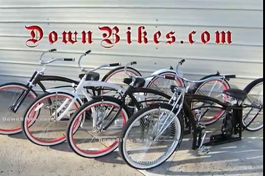 Lowrider Bike Bicycle Air hydraulic Suspension 26 Beach Cruiser