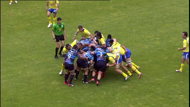 TOP14 - Montpellier - Clermont: Essai Kellan Galletier (MON) - J26 - Saison 2014/2015