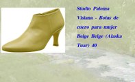 Studio Paloma Visiana  Botas de cuero para mujer Beige
