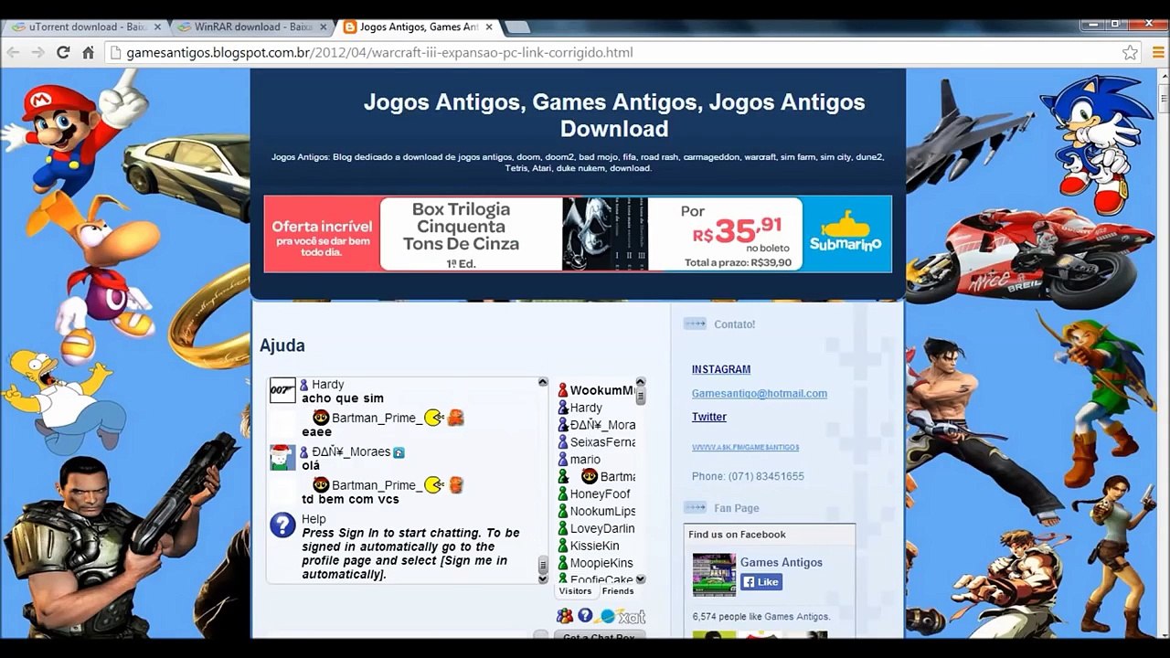 Como Baixar e Instalar Warcraft 3 Completo!