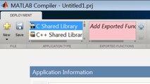 Getting Started CC   Applications Using MATLAB Compiler SDK