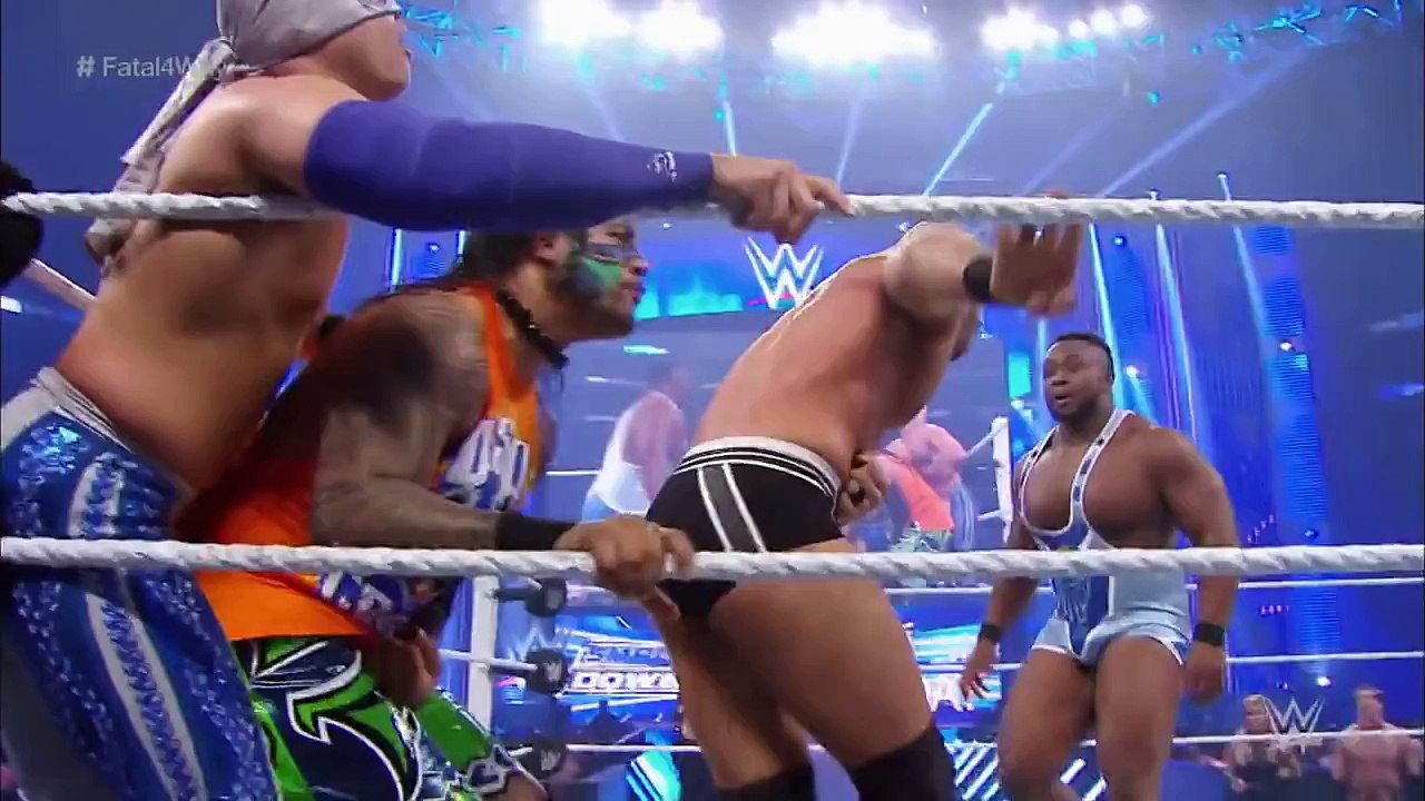 Jimmy Uso vs Big E vs Fernando vs Cesaro - Fata...
