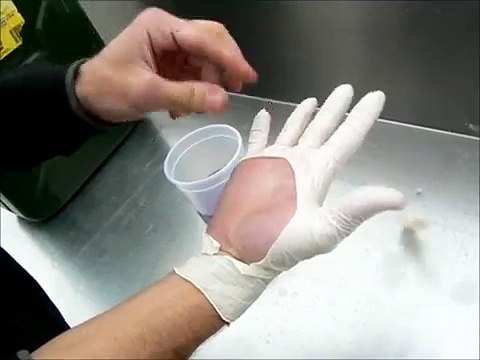 Nitro black 100% Nitrile Super Strong disposable gloves by Geelong Gloves