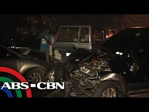 3 hurt in 19-vehicle collision in Marikina