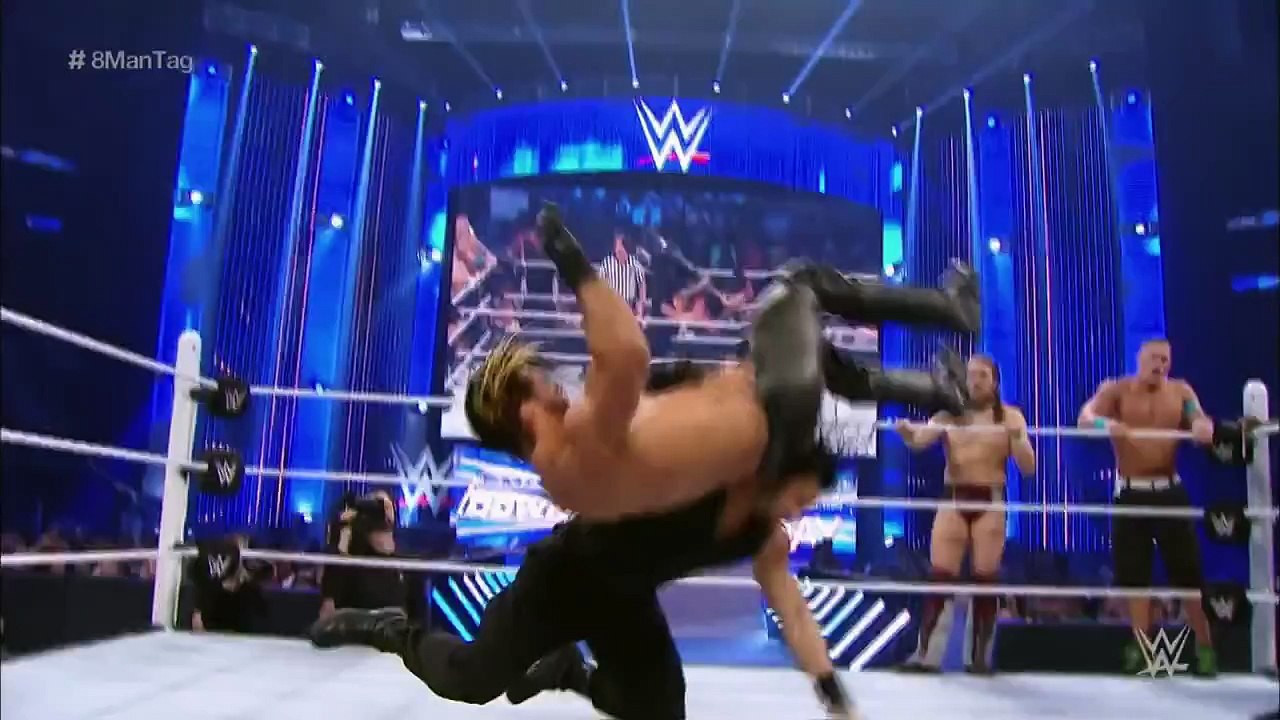 8-Man Tag Team Match  SmackDown, March 26, 2015 -  WWE Official