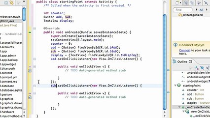 Android Application Development - 10 - Using setText method for our button