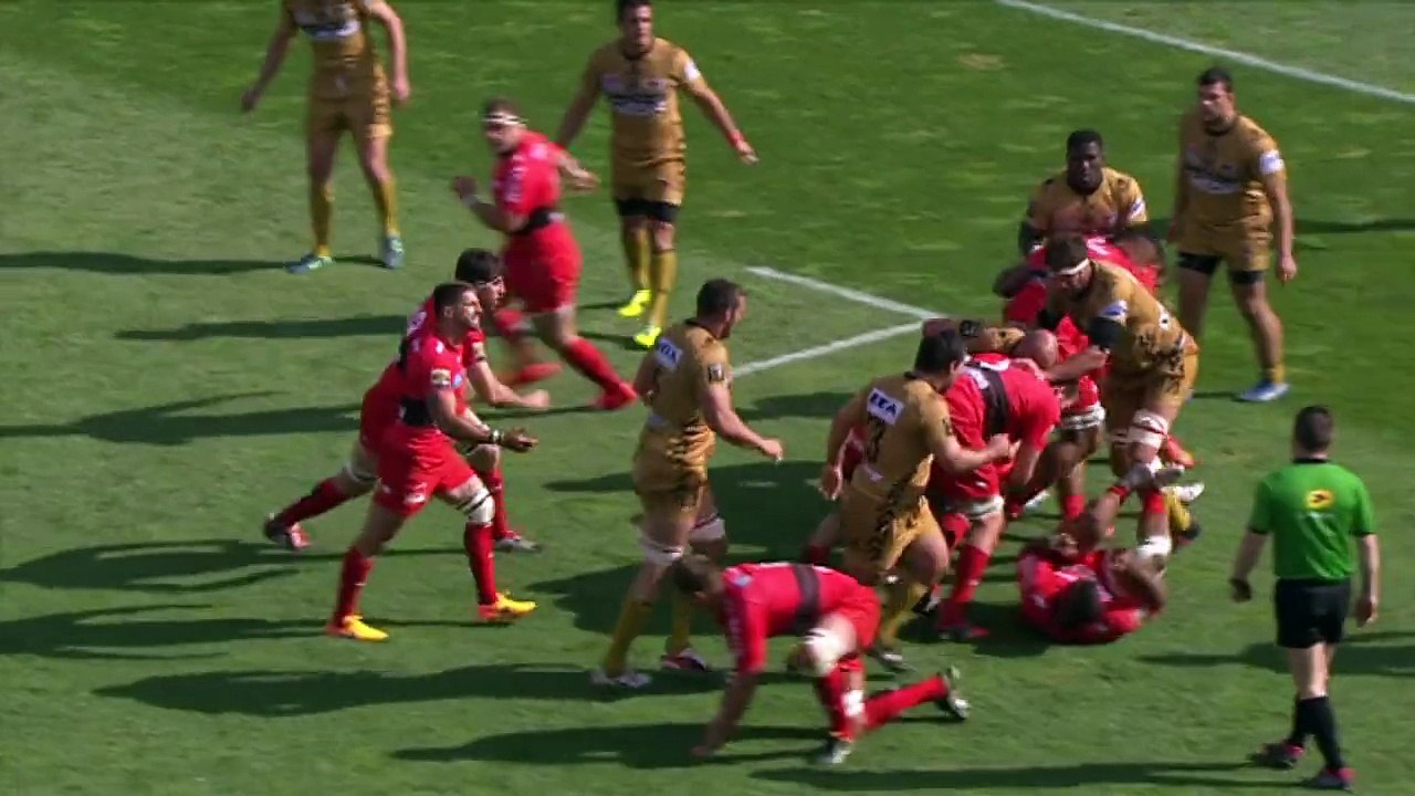 TOP14 - Toulon - Oyonnax: Essai Bryan Habana (TLN) - J26 - Saison 2014/2015