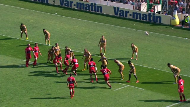 TOP14 - Toulon - Oyonnax: Essai Alexandre Menini (TLN) - J26 - Saison 2014/2015