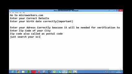 How to SignUp With Microworkers - Make Money Online