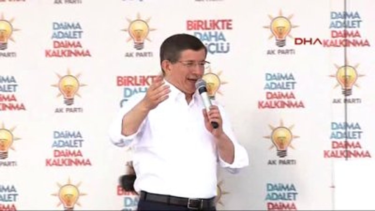 Manisa - Başbakan Davutoğlu AK Parti Manisa Mitinginde Konuştu 1