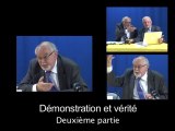 Démonstration et vérité, 2e partie, Alain CHAUVE