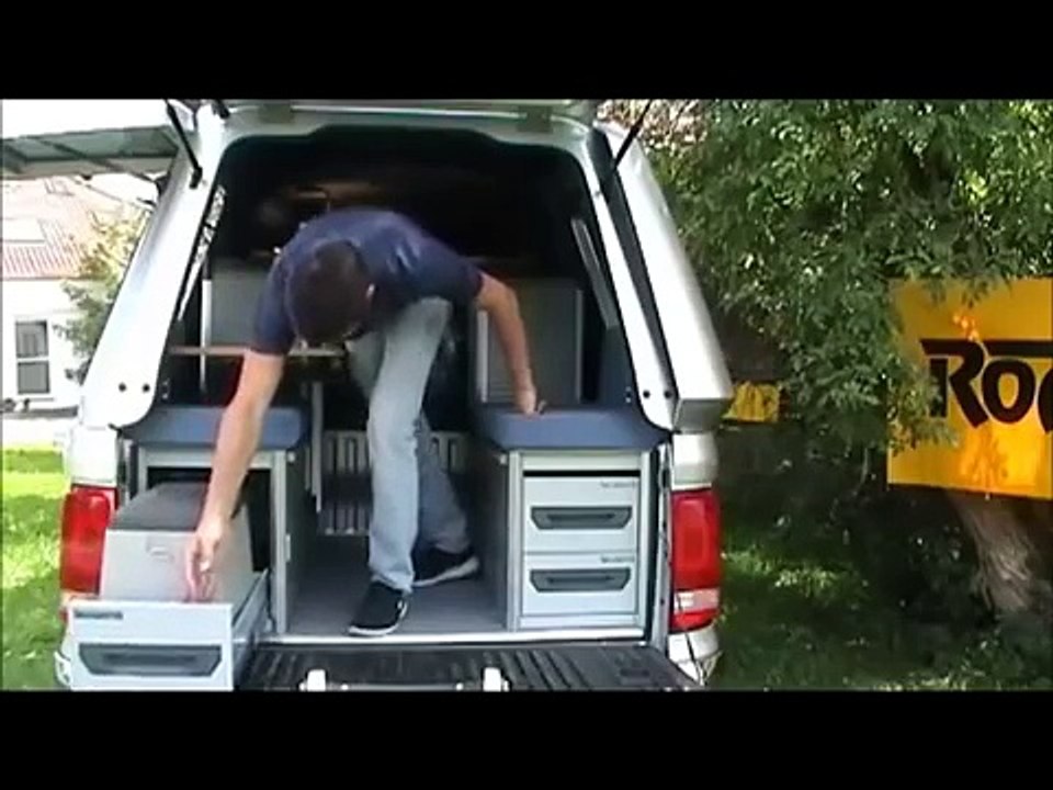 VW Volkswagen Amarok Hardtop Camper Pick-Up VARIO-TOP  by Road Ranger Video