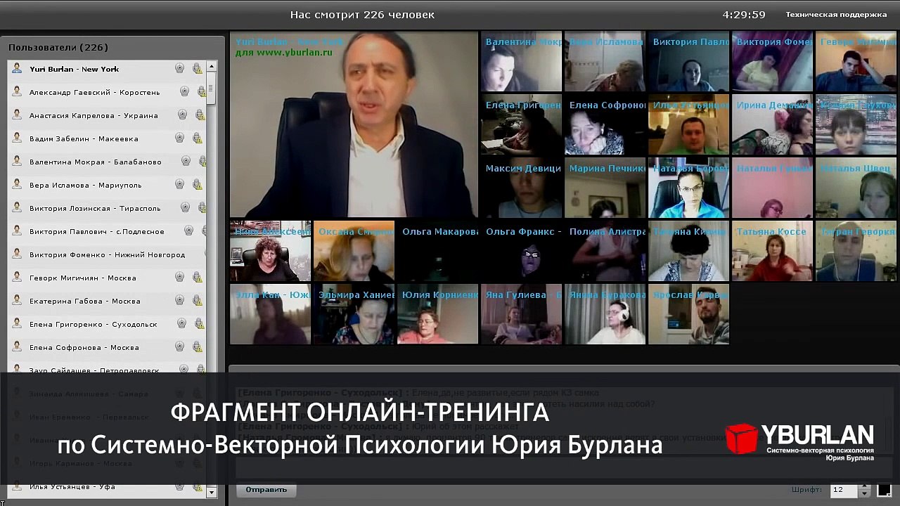 Пару слов о мазохизме и сценарии на неудачу. Системно-векторная психология Юрия Бурлана