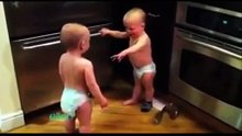 kid angry with his friend.