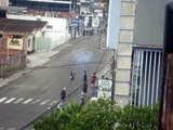 Enfrentamiento de GNB y PN contra Estudiantes en Barrio Obrero San Cristóbal, Táchira