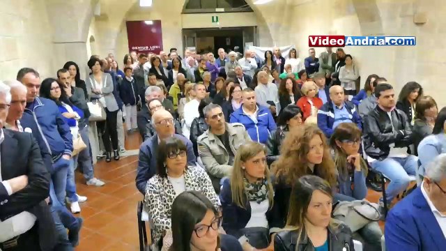 Fitto e Fucci ad Andria a sostegno di Nicola Giorgino con la lista Oltre con Fitto