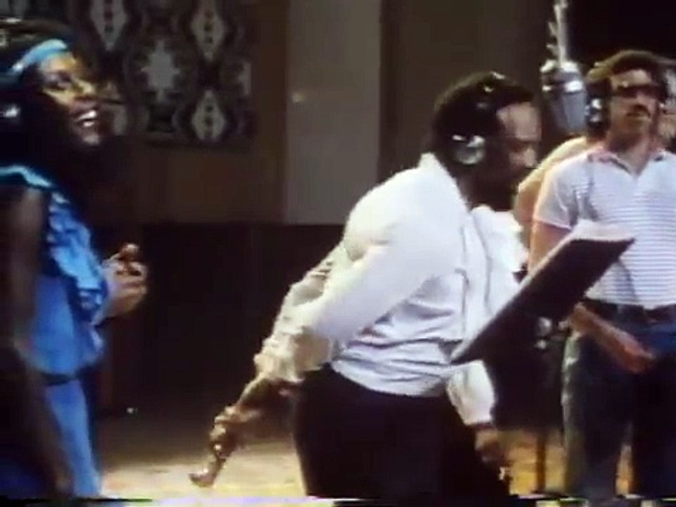 Michael Jackson in studio with Quincy Jones,  sessions "State Of Independence"