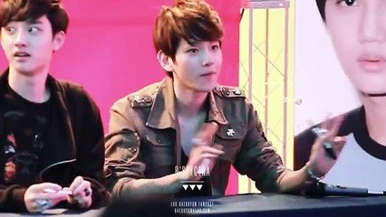 120430 EXO-K fansign Cute Baekhyun fancam [full ver]