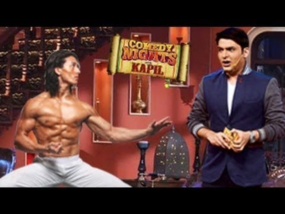 Tiger Shroff On Sets Comedy Nights With Kapil - BT