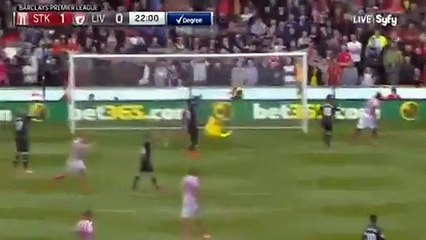 Walters goal | Stoke City 3-0 Liverpool 24/05/2015