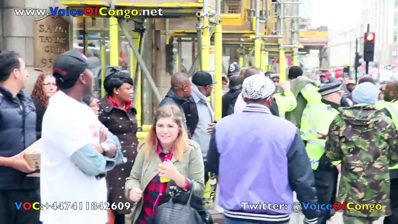 LUMBÉ LUMBÉ des Combattants UK contre les Rwandais Pro Kagamé à Londres @VoiceOfCongo