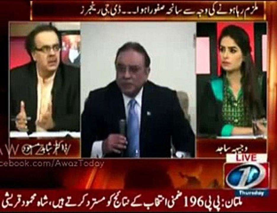 Dr.Shahid Masood hints either Zardari or Zulfiqar Mirza can be assassinated by third force in coming