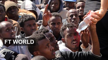 Migrant tide swamps broken Libya
