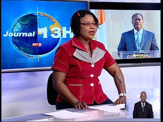 Le 13 Heures de RTI 1 du 20 Mai 2015 avec Delphine GBLA