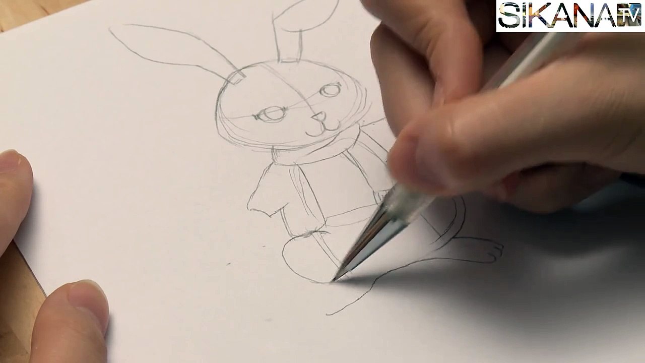 Dessin : Dessiner un lapin dans un style mignon - HD