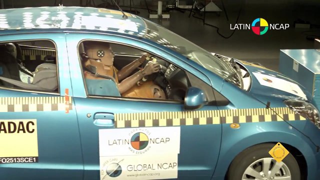 Suzuki Celerio 2013 Crash Test Latin NCAP - 2 Airbags