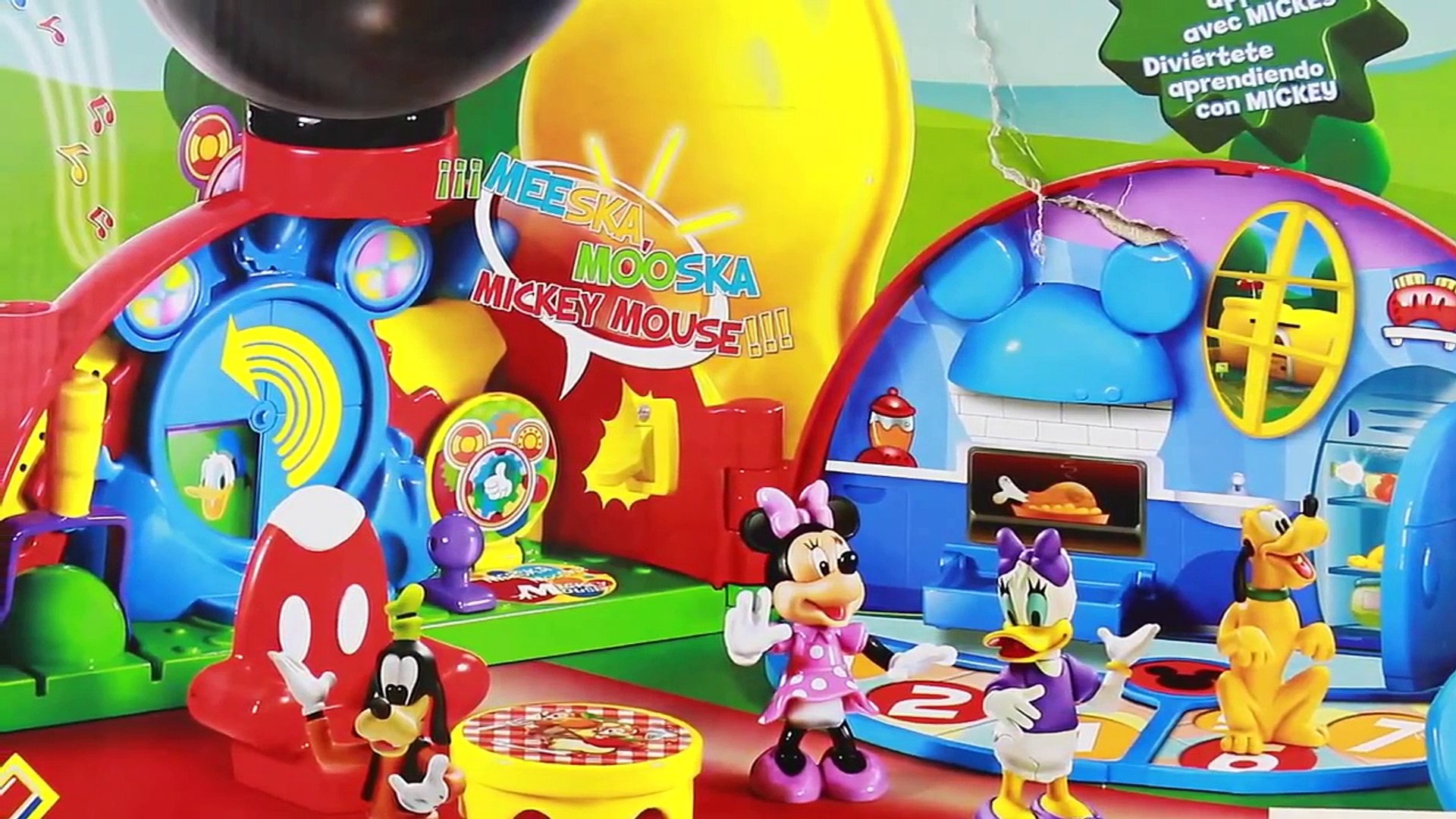 Unboxing Clubhouse Disney Junior - La casa de Mickey Mouse -- Juguetes de Mickey  Mouse─影片 Dailymotion