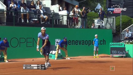Thomaz Bellucci vs Joao Sousas Highlights - Geneva Open 2015 - ateeksheikh