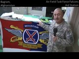 SFC James West Takes Us on a Tour Inside Bagram Air Field Task Force Falcon Aid Station