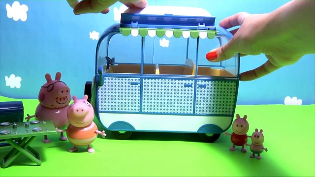 Peppa Pig Juguetes Autocaravana Campervan y camión de helados Las vacaciones de Peppa