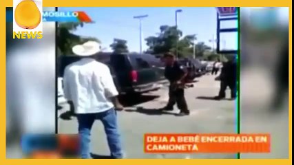 Deja a su bebé de 6 meses encerrada en una camioneta por ir de compras