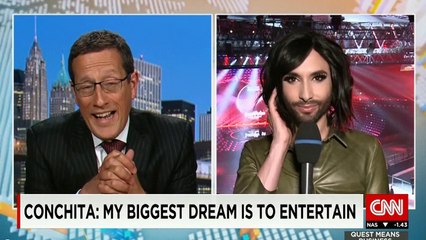 CNN: Interview with Conchita Wurst 22/05/2015 #Eurovision