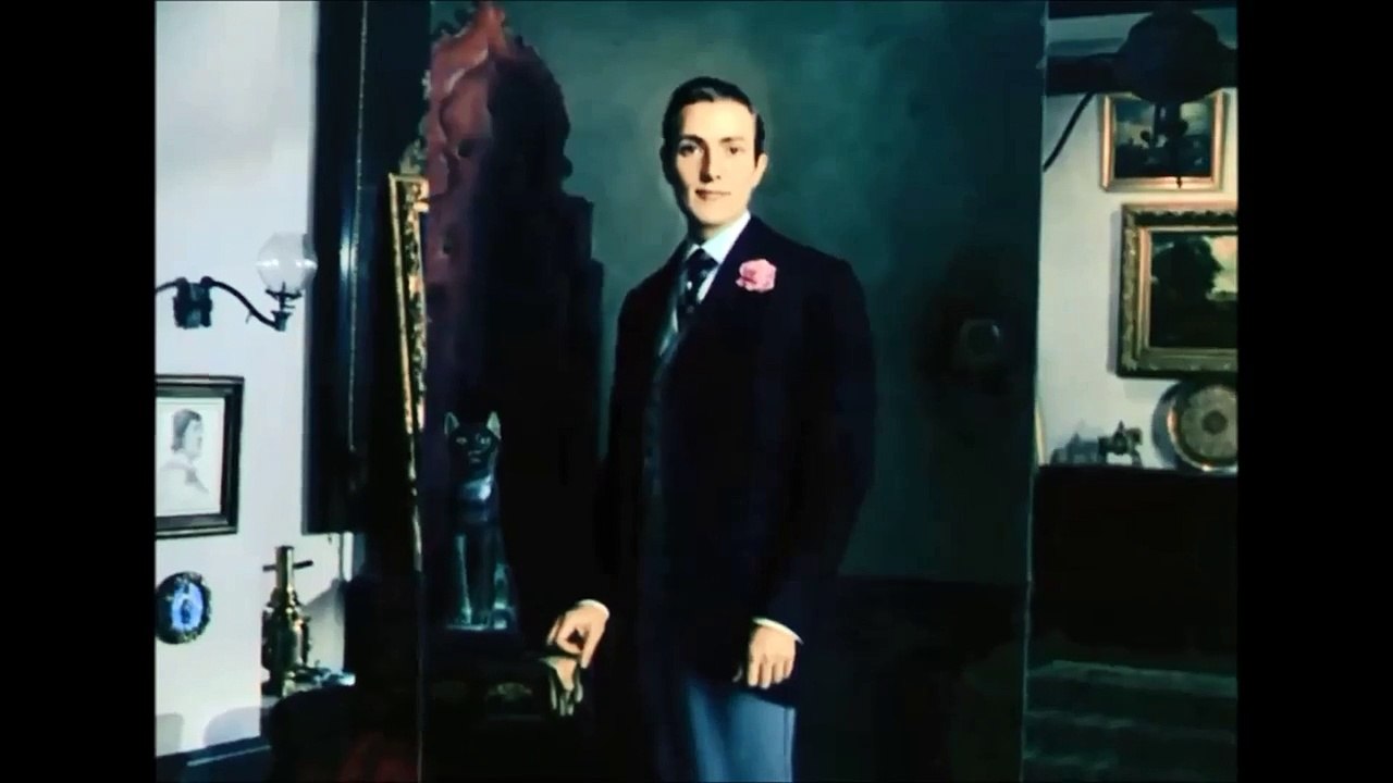 The Picture of Dorian Gray 1945 -- Painting of Hurd Hatfield by Henrique Medina