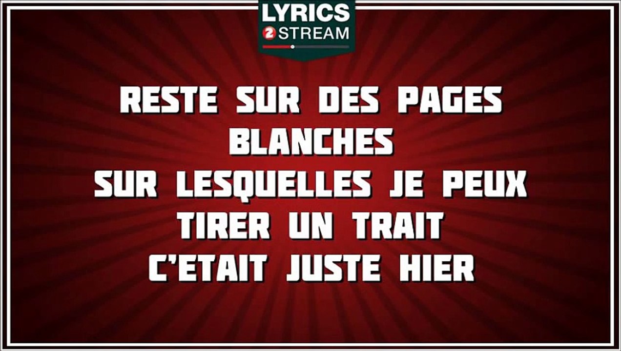 Paroles Tu Ne M'as Pas Laisse Le Temps - David Hallyday tribute