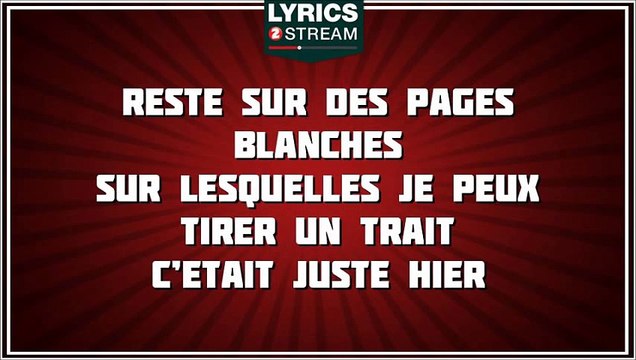 Paroles Tu Ne M'as Pas Laisse Le Temps - David Hallyday tribute