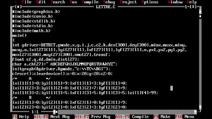 Prog en C++ Reconnaissance de caractères