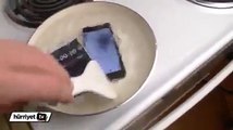 iphone 6 and samsung galaxy 6 in boiling water