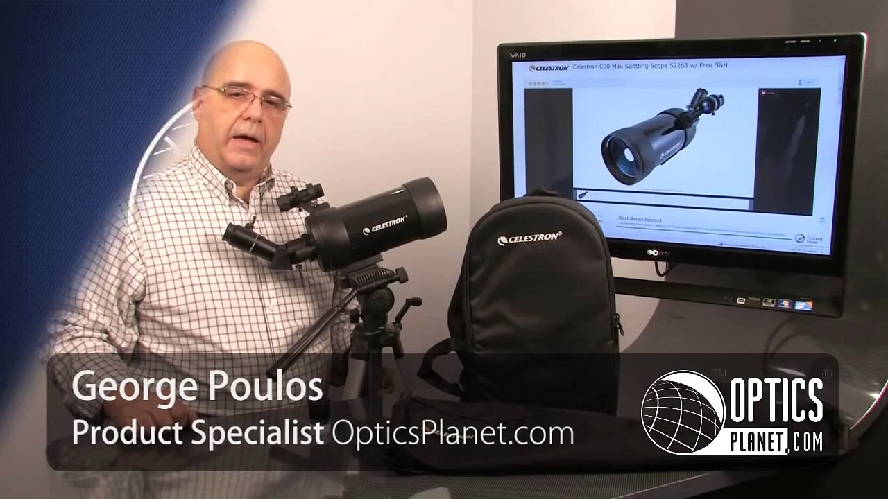 Celestron 90mm C90 Maksutov Spotting Scope - OpticsPlanet.com
