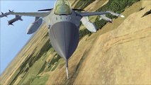 FSX 2013!!! - F16 Tour - ORBX FTX NA Blue Northern Rocky Mountains