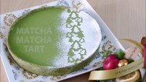 Super Matcha Green Tea Tart 超抹茶タルト 抹茶 ✕ 抹茶タルト 粉糖でクリスマスツリー