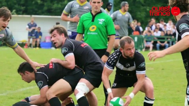 Rugby: la joie des joueurs du Rec rugby à Rennes